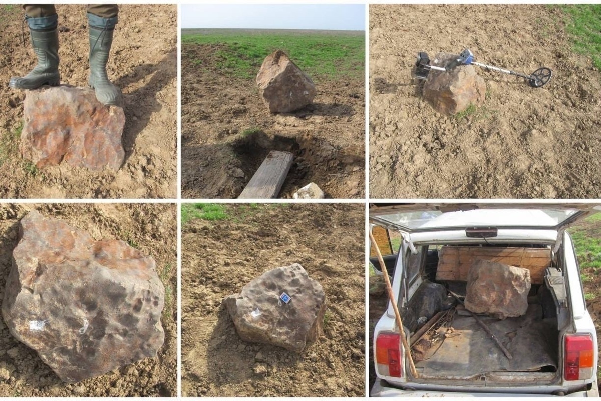 Под Астраханью обнаружили метеорит «Капустин Яр»