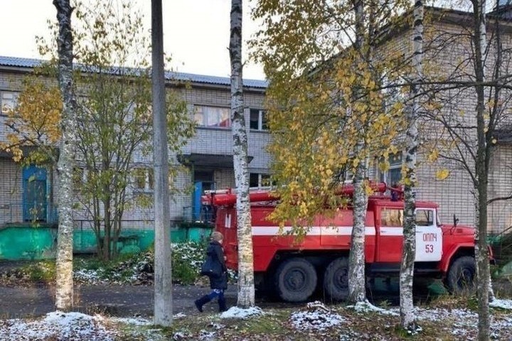 В Новодвинске произошел пожар в детском саду