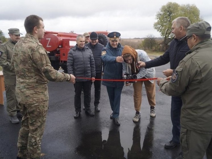 В селе Кондратовка Курской области открыли пожарный пост для приграничья
