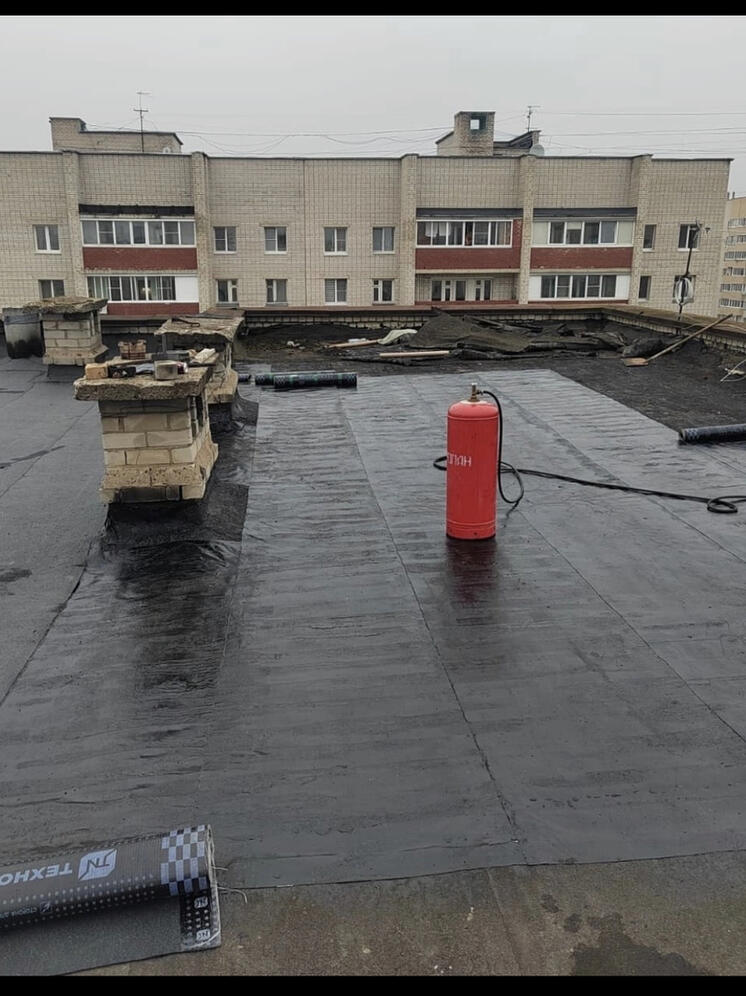 После вмешательства прокуратуры проведен ремонт кровли жилого дома