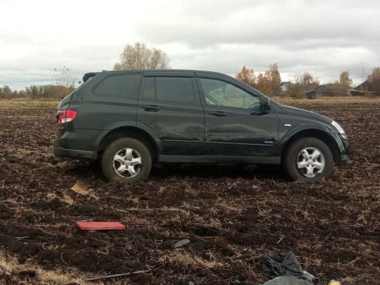 Под Воронежем после опрокидывания автомобиля в машине погиб водитель