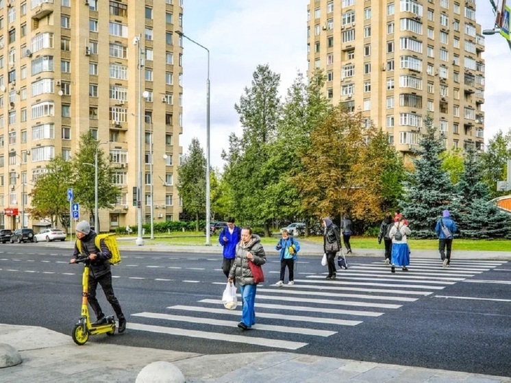 Завершено благоустройство возле станции БКЛ «Проспект Вернадского» на юго-западе Москвы