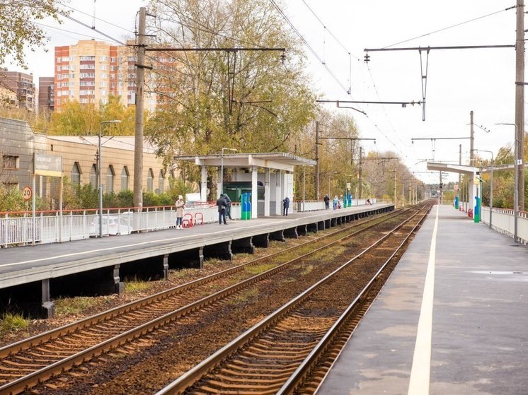 Раньше срока в Подмосковье завершили ремонт ж\д станции