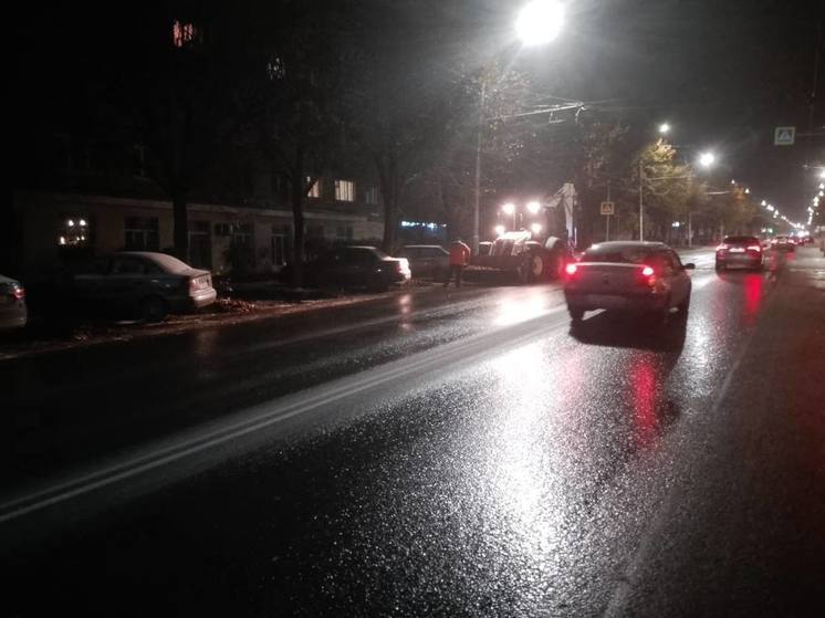 За ночь в Рязани израсходовали 349 кубометров пескосоляной смеси