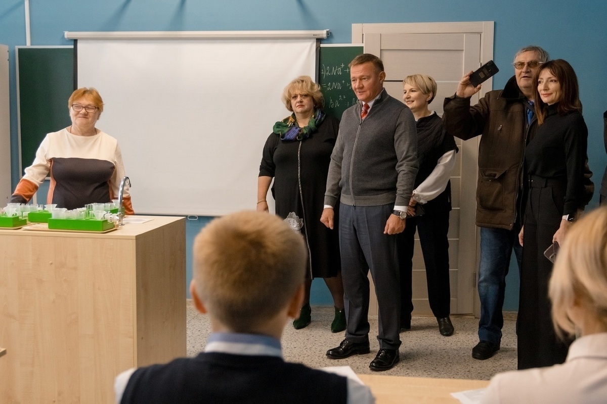 Старовойт оценил модернизацию курских образовательных учреждений