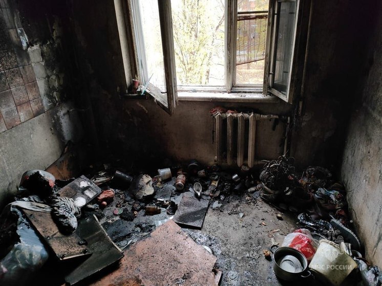 В Солнечном жители хотели высушить вещи над электроплитой, но устроили пожар