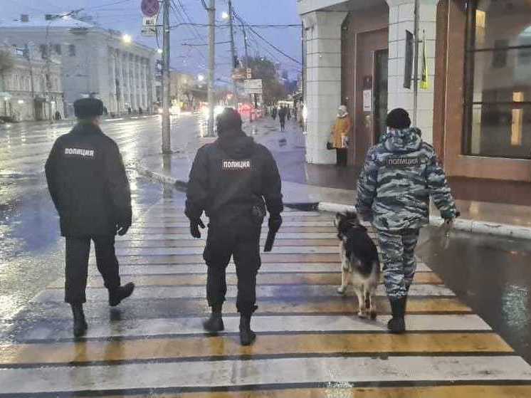 В Рязани полицейские массово проверяют документы у людей на улицах