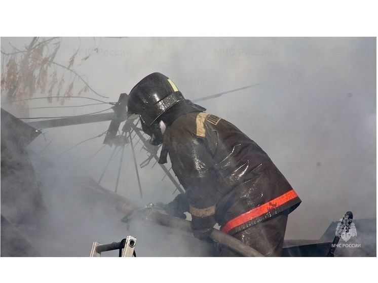 Под Смоленском в Щеченках горела баня