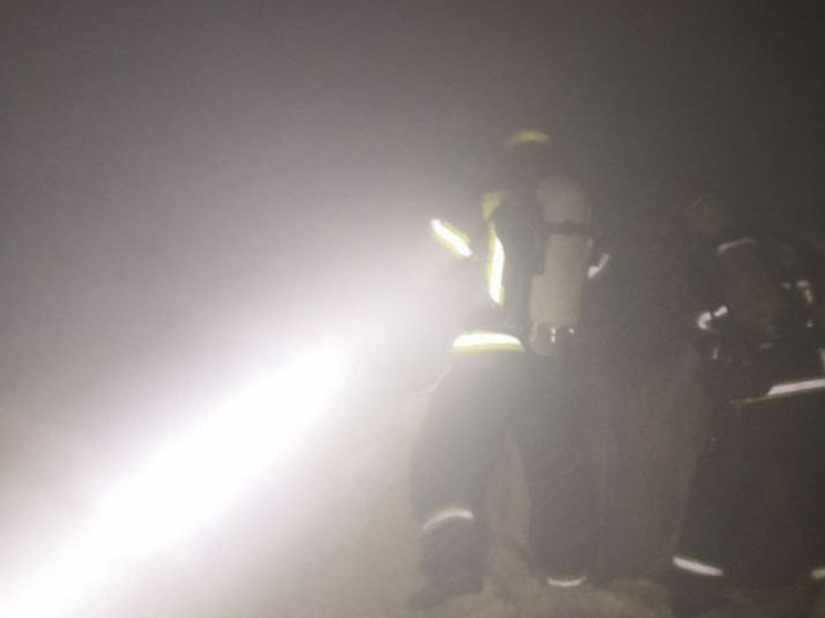 Пожар в жилом доме Оленегорска тушили восемь человек