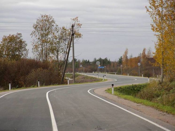 12 км дороги в Печорском районе реконструировали в рамках нацпроекта