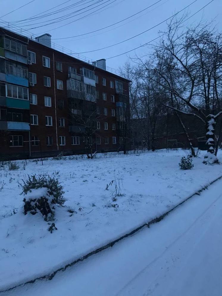 Настоящая зима пришла в Новокузнецк