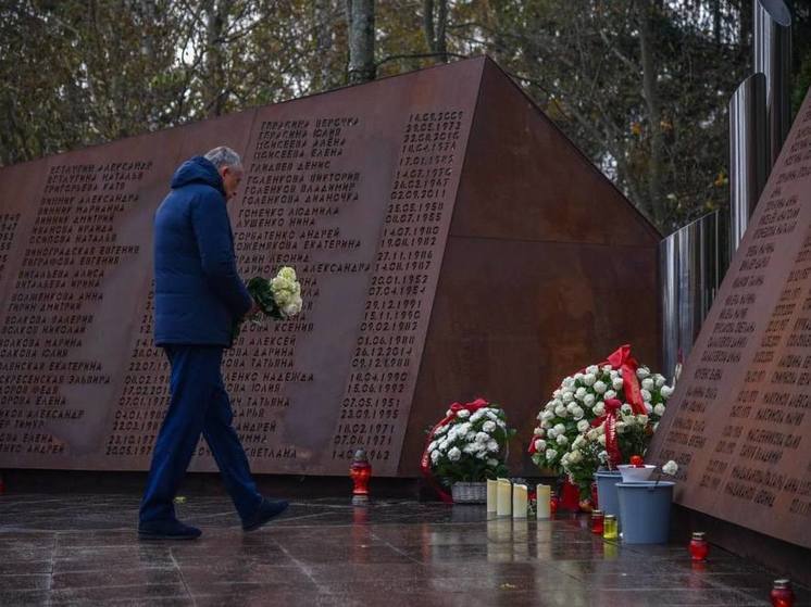 Ленинградцы собрались вспомнить жертв трагедии над Синаем у мемориала «Сад памяти»
