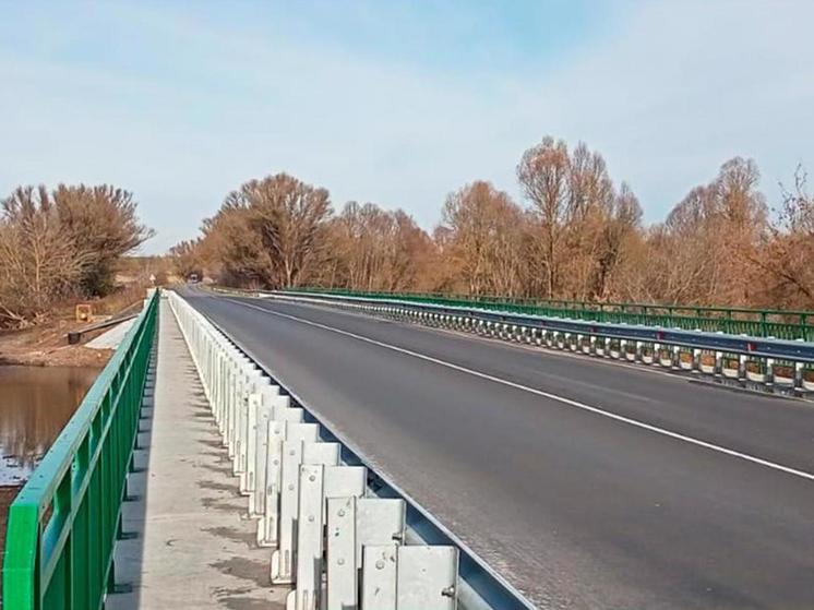 Мост через реку Вабля в Брянской области отремонтирован