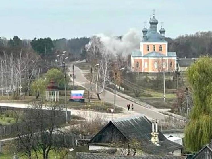 Храм в брянском поселке Белая Березка не пострадал при обстреле