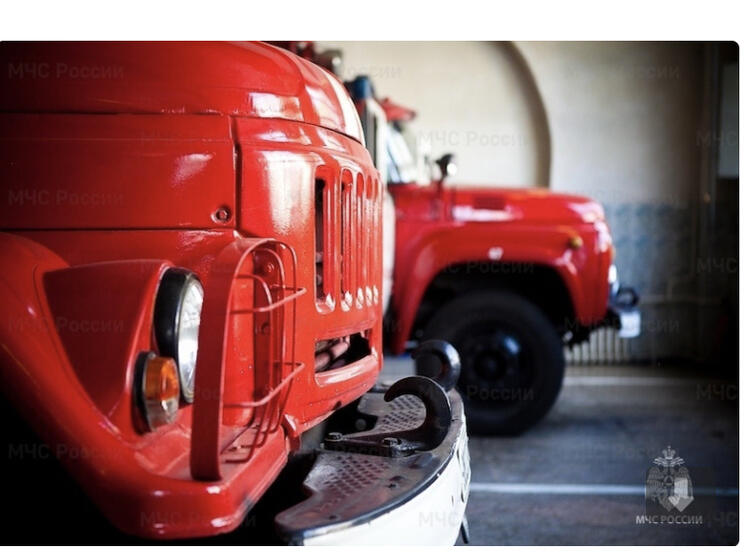 Произошло возгорание торгового павильона в Смоленске