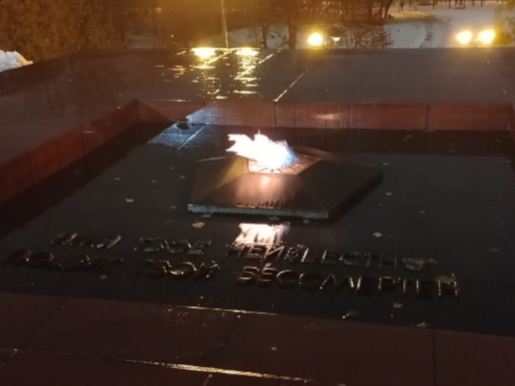 Вечный огонь вновь горит в Петрозаводске