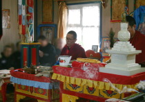 Исправительную колонию №2 Республики Бурятии посетили ламы из местной религиозной общины «Гандан» Доржи Намжилов и Солбон Ринчинов