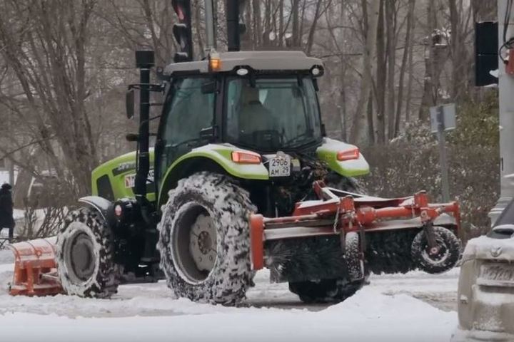 Коммунальщики Северодвинска работают в усиленном режиме из-за снегопада