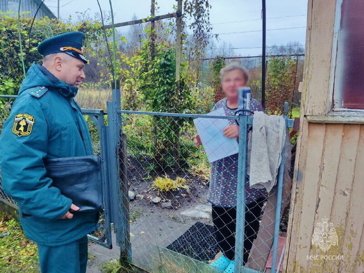 Смоленские инспекторы МЧС проводят профилактические беседы с населением