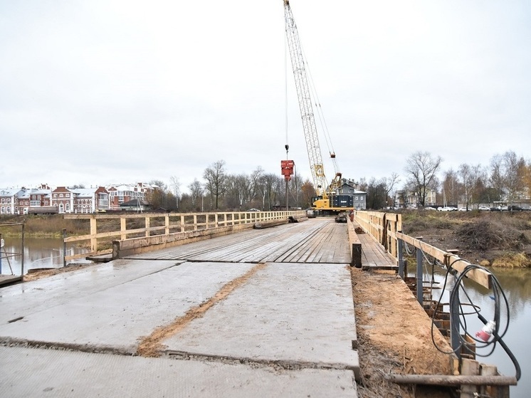 Конструкция Некрасовского моста в Вологде выполнена на 10%