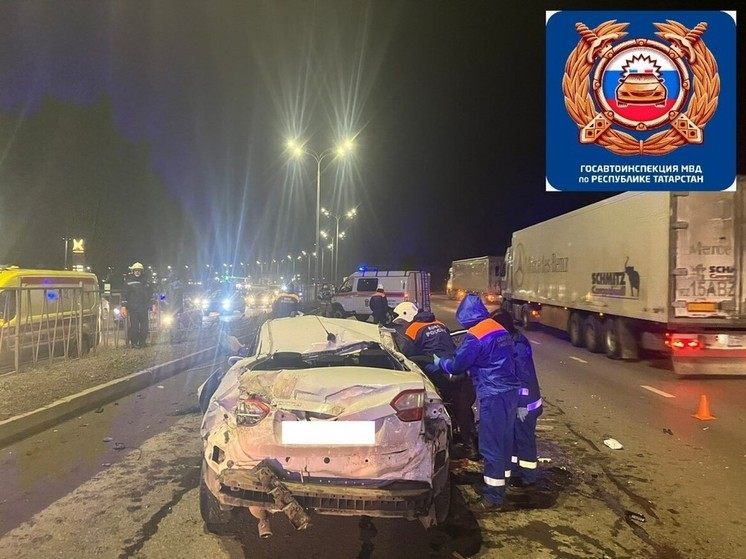 Водитель погиб в выехавшей на встречную иномарке в Челнах