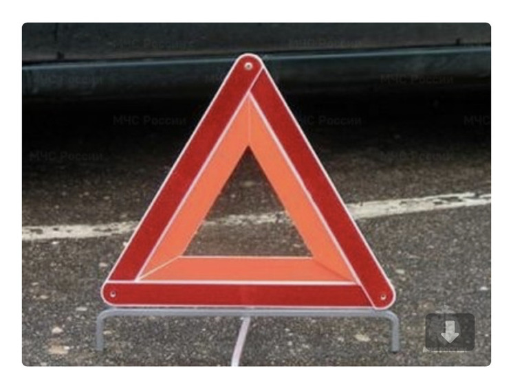 В Вязьме произошел съезд автомобиля