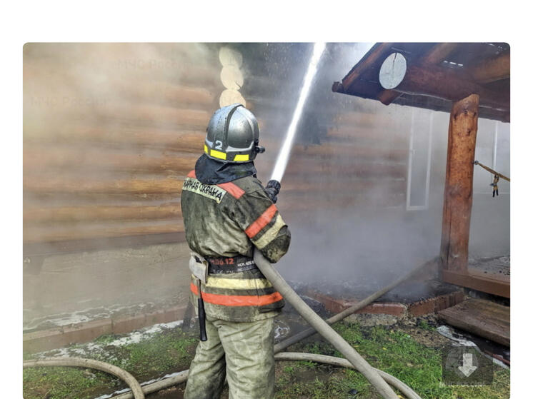 В Демидовском районе произошло возгорание жилой постройки