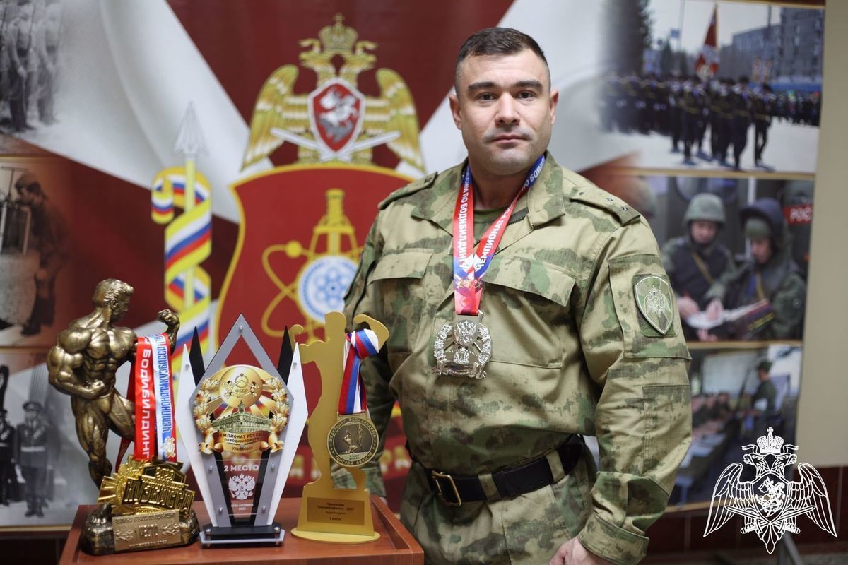 Томский росгвардеец-бодибилдер стал призером чемпионата России