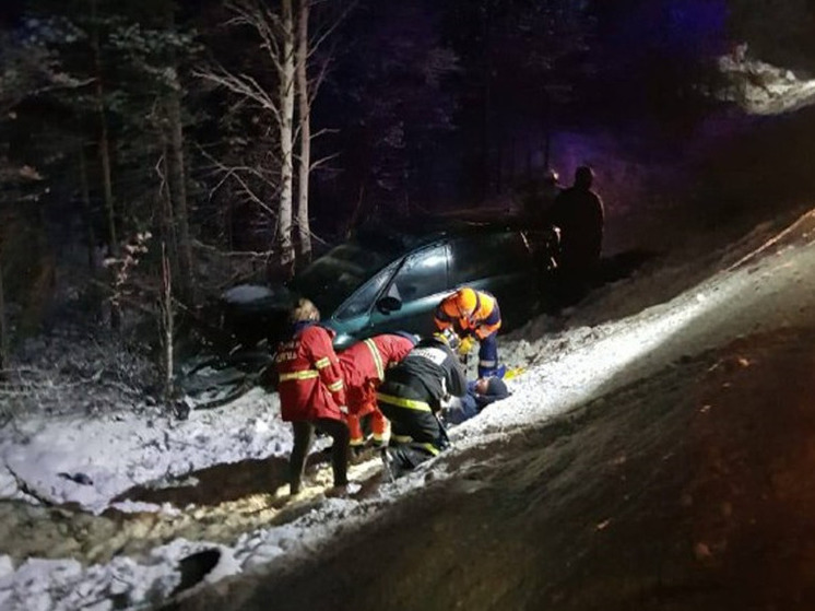 Водитель Ford пострадал в результате ДТП в Мончегорском районе