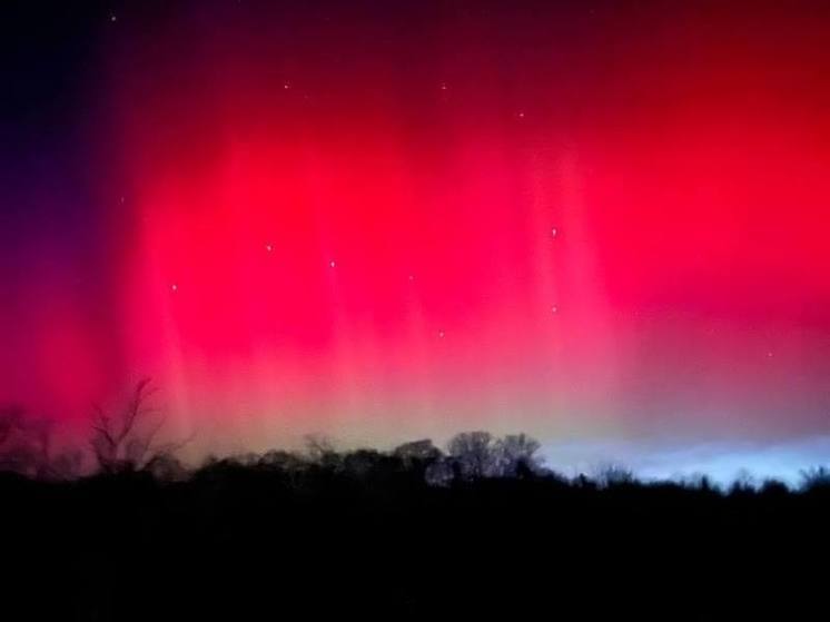 Северное сияние смогли увидеть жители Донбасса