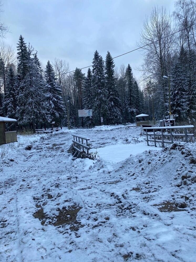 Рабочие поставили под угрозу лыжный сезон на трассе «Фонтаны» в Петрозаводске