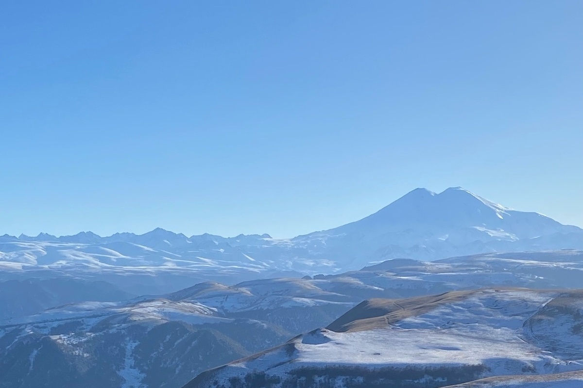 Кабардино Балкария всадник Эльбрус