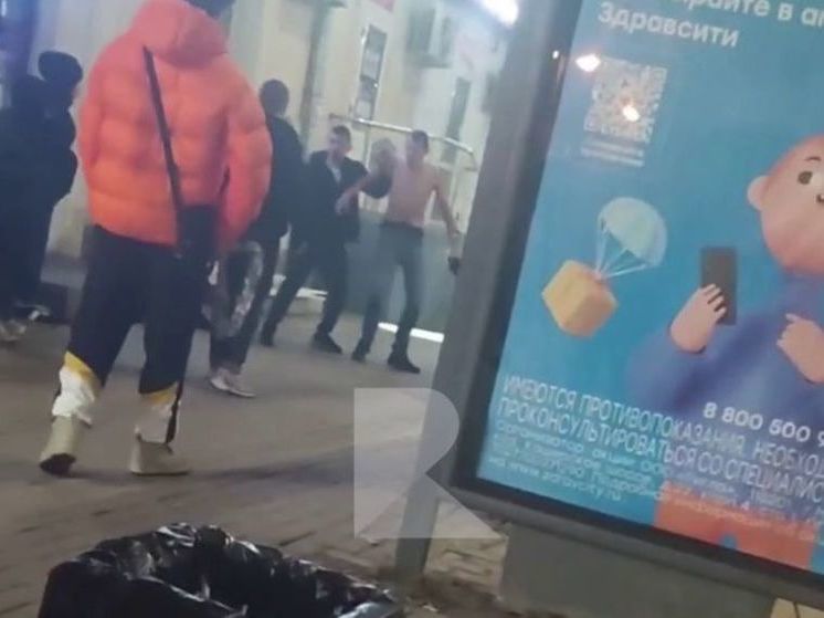 На площади Победы в Рязани произошла потасовка