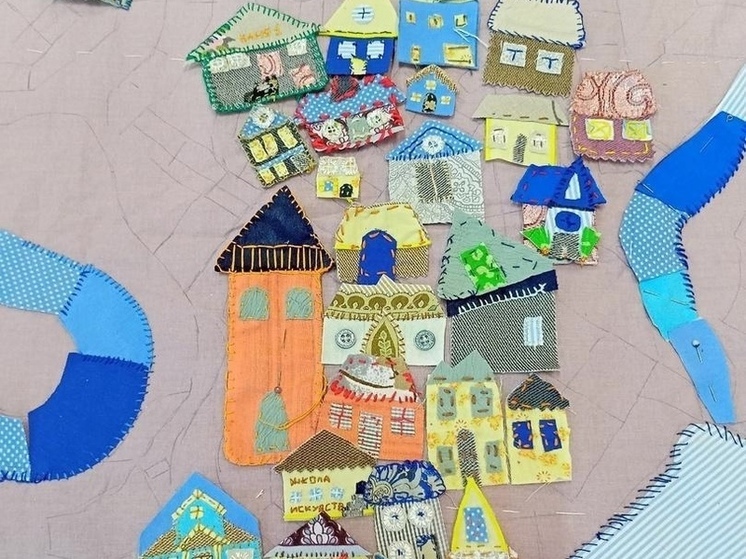 В Кусе создают карту города из лоскутков ткани