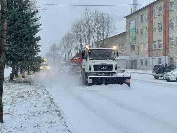 Биробиджан накрыл очередной циклон