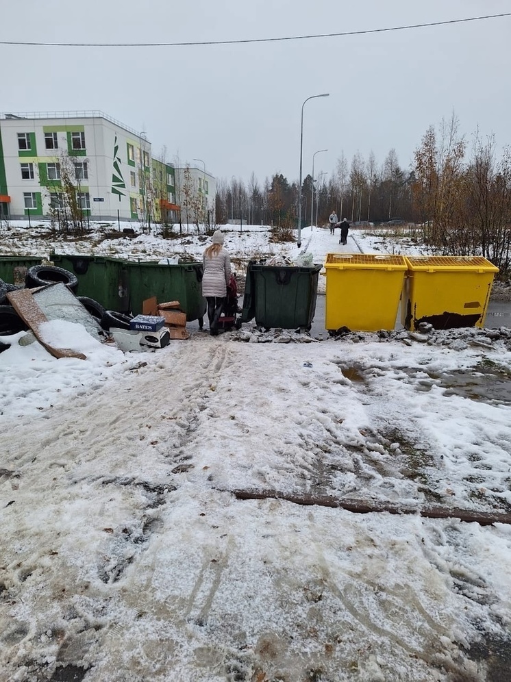 Дети идут в детский сад в Петрозаводске через «вонючие врата»