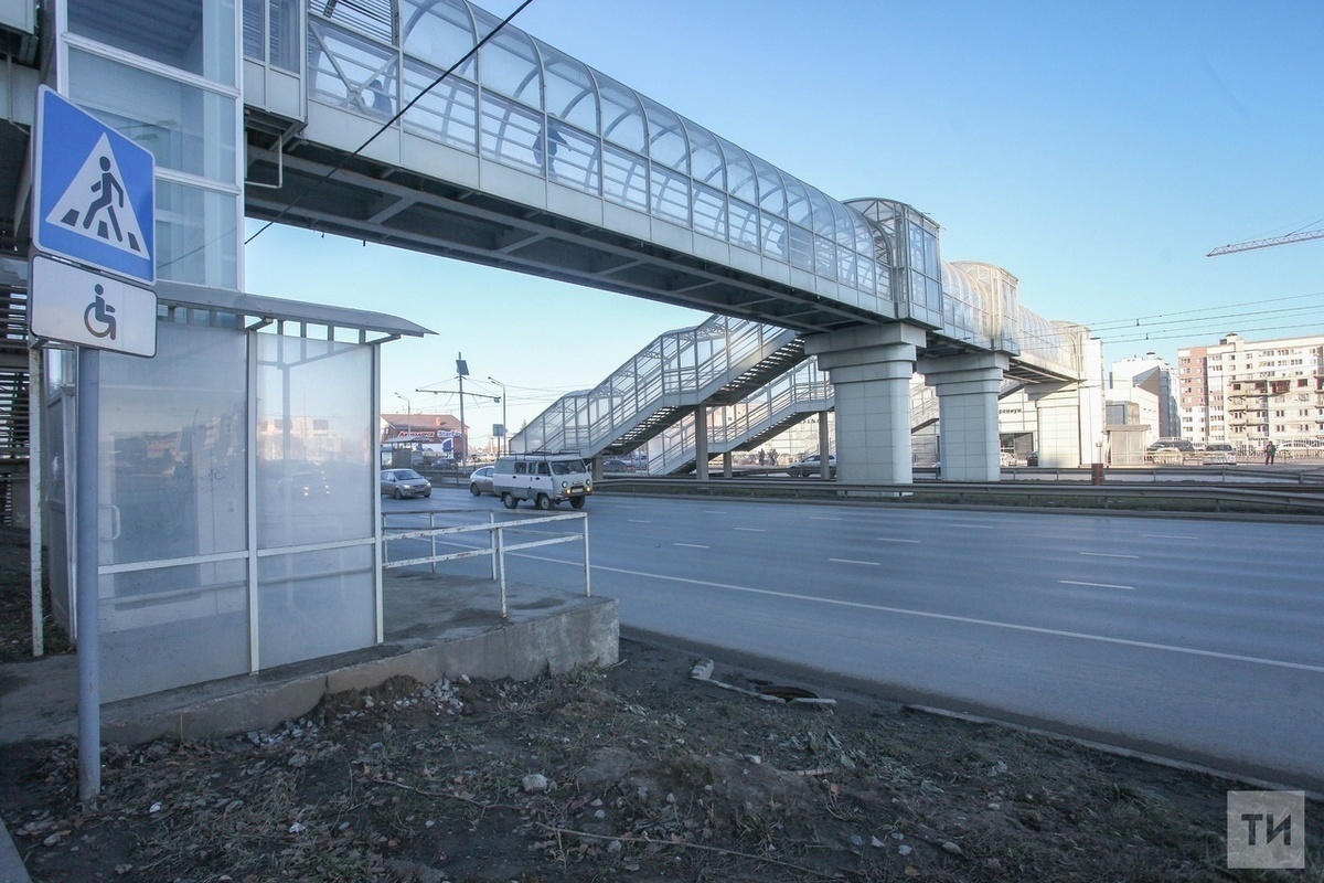 На участке М7 в Татарстане вновь ограничат проезд из-за строительства надземного перехода