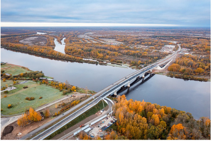 Мост-гигант через Волхов в Киришах готовят к испытаниям