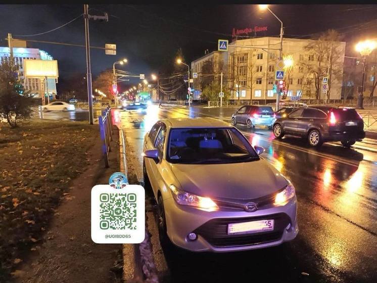 Пенсионера сбили на пешеходном переходе в Южно-Сахалинске