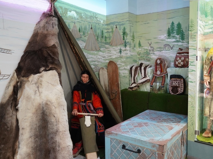 В музее Тазовского открыли обновленный зал с 3D-полом и звуковыми куполами