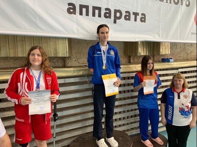 Воронежская пловчиха отличилась на паралимпийском Кубке страны