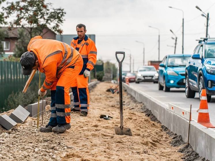 Три округа в Подмосковье стали лидерами по строительству тротуаров