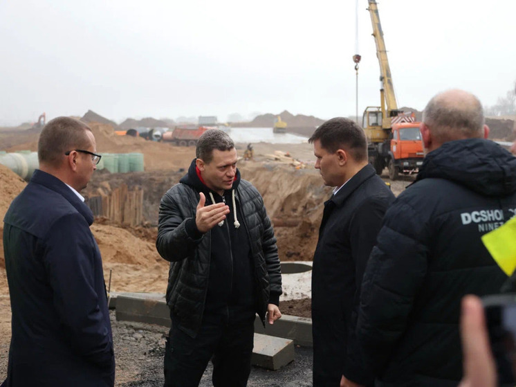 Подрядчику поручено ускорить темпы строительства улицы Новгородской в Вологде