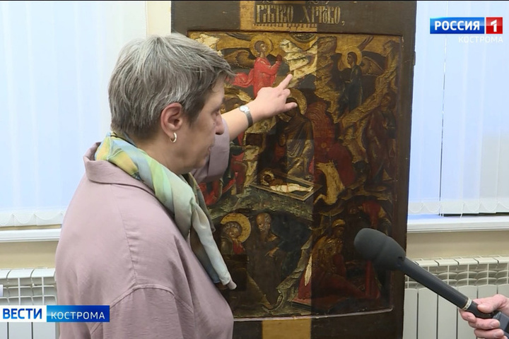 Костромские реставраторы выполняют заказ по восстановлению икон из ярославской церкви