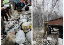 В Республике Бурятия члены школьного лесничества «Бичурский дозор» вместе с опытными лесниками собрали около 300 килограмм мусора