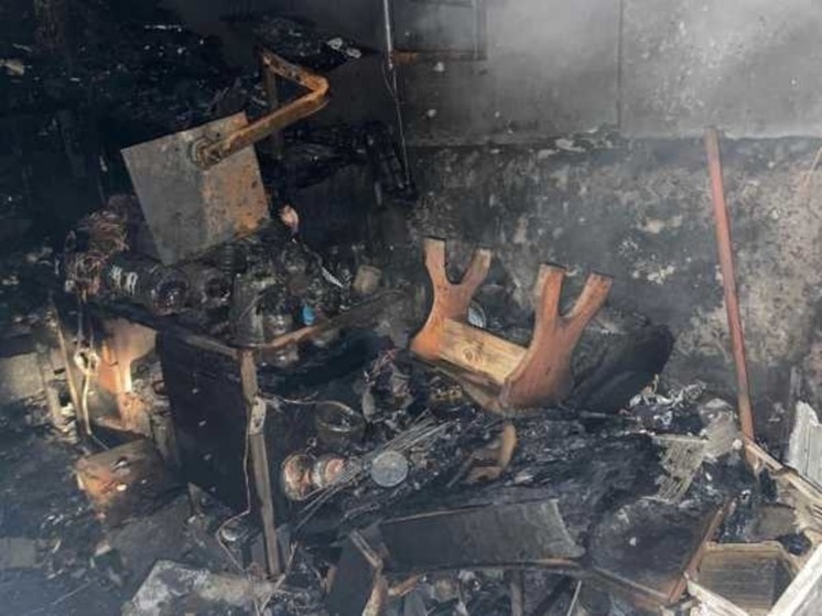 В Шахтах при пожаре в частном доме погиб 67-летний мужчина