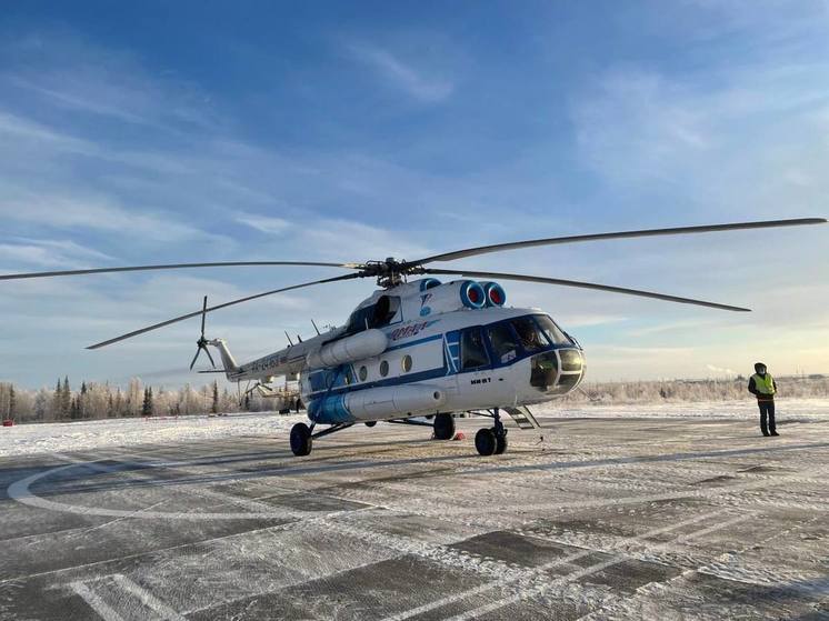 Вертолет снова перевозит пассажиров между Салехардом и Лабытнанги