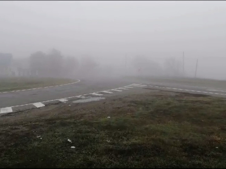 Автоинспекторы сообщают о густом тумане на трассе «Новопавловск - Курская – Моздок»