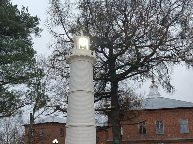 Жители костромского Буя любуются десятиметровым маяком