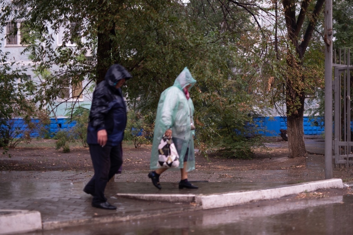 В Астраханской области ожидают дождь